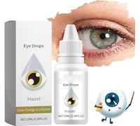 Color Changing Eye Drops, IrisInk Eye Drops, Nurbini Irisink Color Changing Eye Drops, Eye Color Changing Drops, Fancy Drops Change Your Eye Color, 10ML. (Brown)