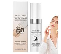 Color Changing Foundation, 30ml Waterproof Concealer, Lightweight Brightening Cream with, Compact Beauty with Design, Premium Makeup Aid for Women, Best Daily Support