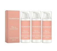 Color Changing Foundation,4-in-1 Color-Changing Foundation with SPF 50,Hydrating Liquid Concealer,Long-Lasting & Water-Resistant, Lightweight, Natural Finish,30g (3 pcs)
