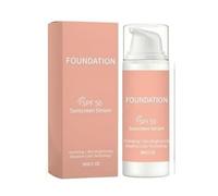 Color Changing Foundation,4-in-1 Color-Changing Foundation with SPF 50,Hydrating Liquid Concealer,Long-Lasting & Water-Resistant, Lightweight, Natural Finish,30g (1 pcs)