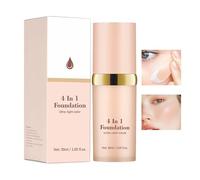 Color Changing Foundation Cosmetic, 4 In 1 Moisturizing Aid, Waterproof Face Concealer Tool With Smooth Texture, Radiant Accessory With Modern Style, Beauty Solution For Women Ladies