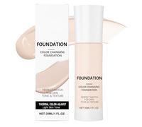 Color Changing Foundation for Women, 30ml Buildable Long-Lasting Makeup, Colour Correcting Foundation for Mature Skin