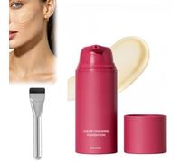 Color Changing Foundation,Skin Tone Adapting Liquid Foundation,Moisturizing Concealer Brighten Long-Lasting,Hydrating and Natural Finish Makeup (A-1 Pcs)