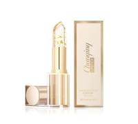 Color Changing Lipstick for Women, Clear Color Changing Lipstick Transfer Proof avec feuille d'or, baume à lèvres hydratant en cristal pour lèvres sèches, non collant (1pc)