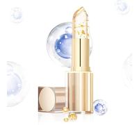 Color Changing Lipstick - Nourishing Plumping Balm, Glow Dewy Gloss, Gold Foil Infused, Hydrating Makeup Prep, Beauty Category, Portable Gold Tube For Day Night Dating Shopping