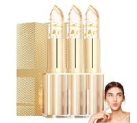 Color Changing Lipstick,Rouge a Levre Sans Transfert,Rouge à Lèvre Permanent,Soin Naturel des Lèvres,Rouge à Lèvres Révélateur de Couleur for Women,Scintillant et Hydratant Longue Durée (3pc)
