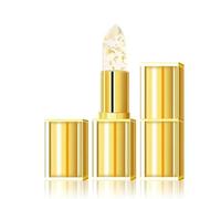 Color Changing Lipstick,Rouge à lèvres changeant de couleur,Lipstick Color Changing Long Lasting 24H- Gold Crystal pH Chapstick,Transfer-Proof,Moisturizing Glossy Shine Lip Gloss (1PC)