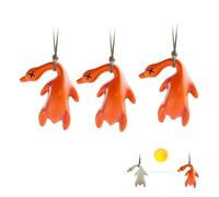 Color Changing Roast Duck Pendant, UV Discoloration Duck Rearview Mirror Hanging Decoration, Fun Cute Pendant Ornament for Cars and Bicycles (5pcs)