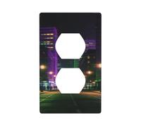 Color Channel Plaque de commutation incassable en polycarbonate 1 gang sans vis pour bureau à domicile