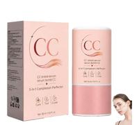 Color-Correcting Tinted Serum, 3-in-1 Complexion Perfector, Fond De Teint Waterproof, Bâton De Sérum Teinté CC Imperméable, Soin Du Visage Avec Correction Colorielle,Teint Unifié,Couvrance Légère (1)