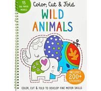 Color, Cut, And Fold: Wild Animals