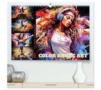 Color Dance Art (hochwertiger Premium Wandkalender 2026 DIN A2 quer), Kunstdruck in Hochglanz: Jeder Monat präsentiert ein neues faszinierendes Bild, das die Fantasie anregt.