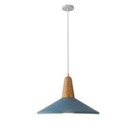 Color Danish Ceiling Chandelier, Minimalist Nordic Lighting Fixture, Personalized Middle Hanging Light. Pendant Lamp for Kitchen Island, Restaurant, Living Room, Balcony(Blue)