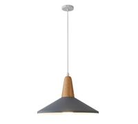 Color Danish Ceiling Chandelier, Minimalist Nordic Lighting Fixture, Personalized Middle Hanging Light. Pendant Lamp for Kitchen Island, Restaurant, Living Room, Balcony(Agray)