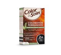 3 Chênes Coloration permanente Color & Soin 2A Brun Azuré 135 ml