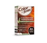 3 Chênes Kit coloration permanente sans ammoniaque Soin naturel Châtain Brownie 4B 135 ml