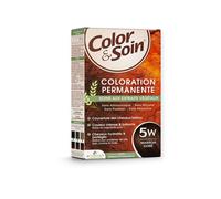 3 Chênes COLOR & SOIN Coloration permanente 5W Marron doré Bouteilles 60 ml