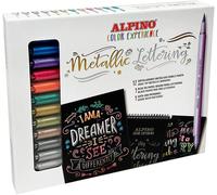 Color Experience Kit Metallic LetteringMarqueurs Métalliques LetteringMarqueurs Double Pointe Pour LetteringLettering Et Calligraphie