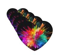 Color Explosion Lot de 4 cartes parfumées à suspendre pour chambre à coucher, armoire, voiture, tablettes d'aromathérapie pour homme et femme