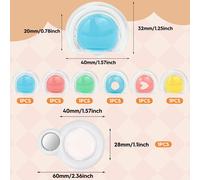 Color Filter Set Compatible with Fuji Instax Mini 12 Camera Filter Instant Special Effect Filter Yellow Pink Blue Green Compatible with Selfie Mirror for Fuji