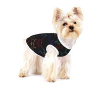 Color Formula T-shirt sans manches en coton respirant pour petits animaux de compagnie