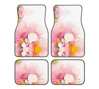 Color Fragment Lot de 4 tapis de voiture en papier | Convient pour voitures, SUV, camions | Résistant à la saleté et facile à nettoyer