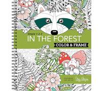 Color & Frame - In the Forest (Adult Coloring Book)