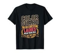 Color Guard Bâtons métalliques Amusants Motif Fanfare 1,8 m T-Shirt