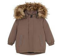 Color Kids - Baby's Parka with Fake Fur - Veste d'hiver - 92 - fossil