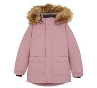 Color Kids - Girl's Parka with Fake Fur - Parka - 92 - woodrose