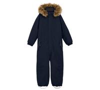 Color Kids - Kid's Coverall with Fake Fur - Combinaison - 128 - total eclipse