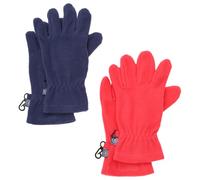 Color Kids - Kid's Gloves Fleece 2 Pair Set - Gants - 10-12 Years - diva pink