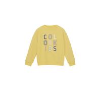 COLOR KIDS Pull-over ' COSweat W. JR. Logo Print ' jaune, Taille 116