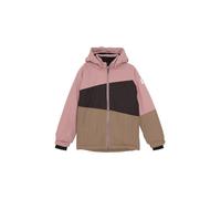 COLOR KIDS Veste d’hiver ' COSki Jacket - Colorblock ' beige / marron / rose ancienne, Taille 110