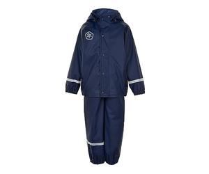 Color Kids Veste de Pluie Unisexe pour Enfant Rain Set Solid PU, Robe Bleue., 116 cm