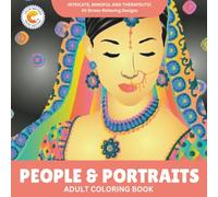 Color Matters Adult Coloring Book: 40 Intricate People & Portrait Illustrations for Stress Relief & Relaxation