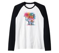 Color Me Crazy Happy Holi Festival Colors India Hindous Kids Manche Raglan