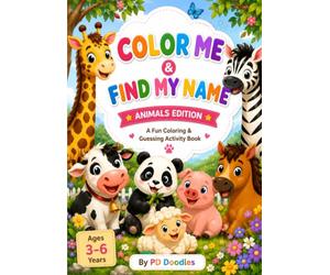 Color me & Find my name: Animals Edition