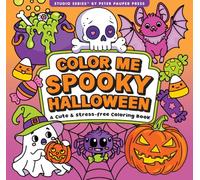 Color Me Spooky Halloween Artist's Coloring Book (31 Single-Sided Designs on Thick Paper)