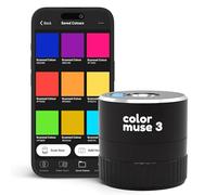 COLOR MUSE 3 appareils portables de correspondance des couleurs et de scanner de peinture - Capteur de colorimètre numérique sans fil pour une détection précise des couleurs et de l'éclat - Format de