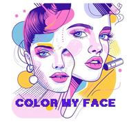 Color My Face. Women’s face coloring book.: 60 Relaxing Illustrations for Stress Relief and Mindfulness.