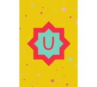 Color Outside the Lines: U Monogram Initial Journal