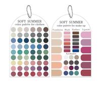 Color Palette Cards - Acrylic, 2PCS Seasonal Guide | Makeup Matching Tool