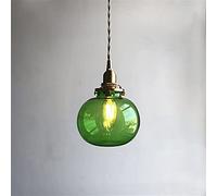 Color Pendant Light Lamp Glass Design Deco Led Hanging Light Fixtures Bedroom Modern Copper Japanese Luminaire Suspension, Luminaires intérieur