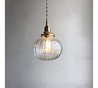 Color Pendant Light Lamp Glass Design Deco Led Hanging Light Fixtures Bedroom Modern Copper Japanese Luminaire Suspension, Luminaires intérieur