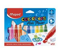 Color peps mes 12 feutres mini power