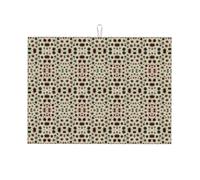 Color Petoskey Tapis de séchage à vaisselle absorbant avec motif imprimé pierre, tapis d'égouttoir pour cuisine, tapis de table antidérapant, set de table, 45,7 x 61 cm