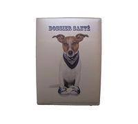 Color Pop DOSSIER SANTE ANIMAUX CHIEN CHAT CARNET PASSEPORT ETUI ORDONNANCE CERTIFICAT NAISSANCE (CHIEN BASKET)