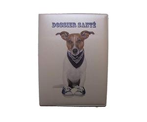 Color Pop DOSSIER SANTE ANIMAUX CHIEN CHAT CARNET PASSEPORT ETUI ORDONNANCE CERTIFICAT NAISSANCE (CHIEN BASKET)