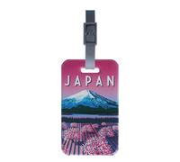 Color Pop® Etiquette bagage ou sac (Imprimé Japan) - Fabrication française - en PVC - Accessoires de Voyage - 10,6 x 6,2 cm